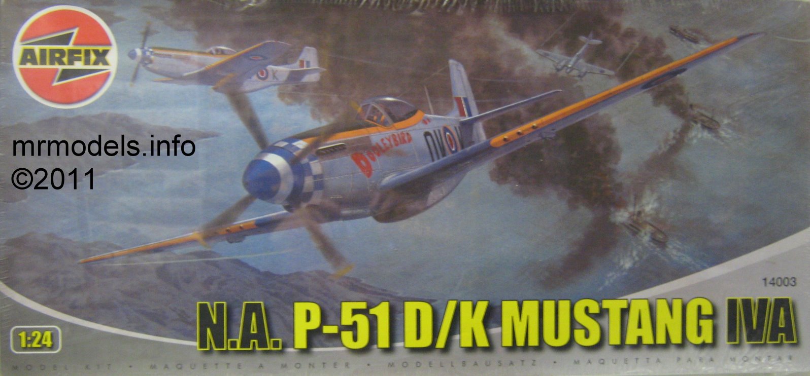 N.A. Mustang P-51 RAF